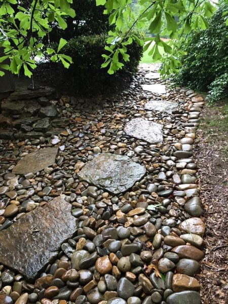 Fieldstone as Stepping Stones for pathways