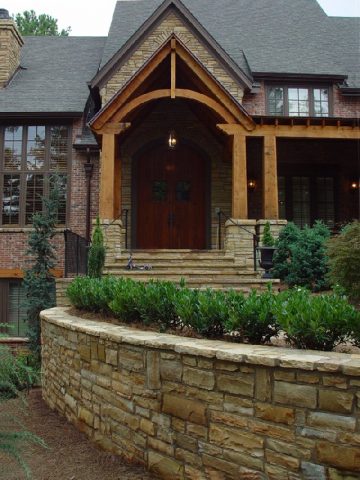 Tennessee Rubble stone with Light Buff Mortar Joints