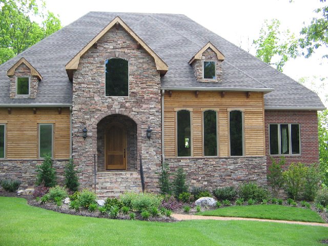 House walls constructed with Centurion stone of Arizona