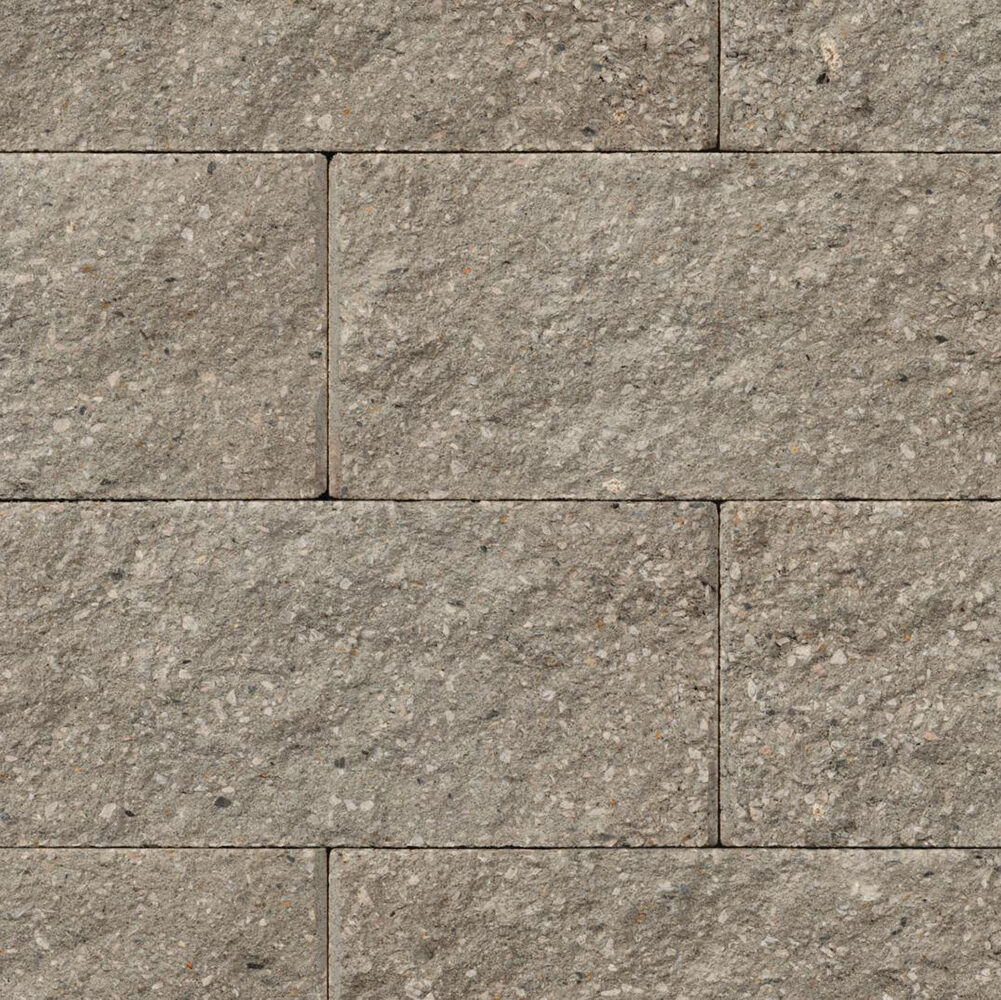 Belgard Anchor Diamond Pro Gray in Concrete Wall